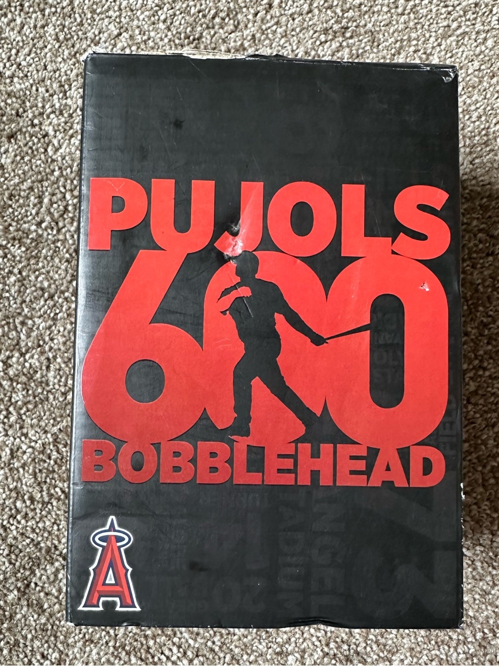 Los Angeles Angels Albert Pujols 600 Home Run Tracker Bobblehead SGA W/ Box - Picture 6 of 13